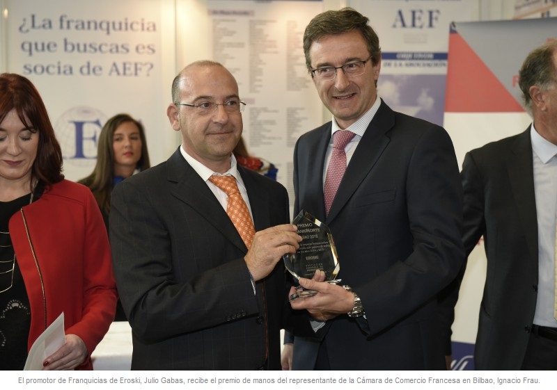 Eroski, premio a la franquicia que más empleo crea